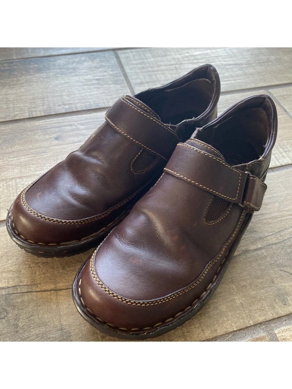 Born Brown Leather Shoes Men’s US Size 5 EU 38.5 Women’s 8 Honesty Loafer Y2K